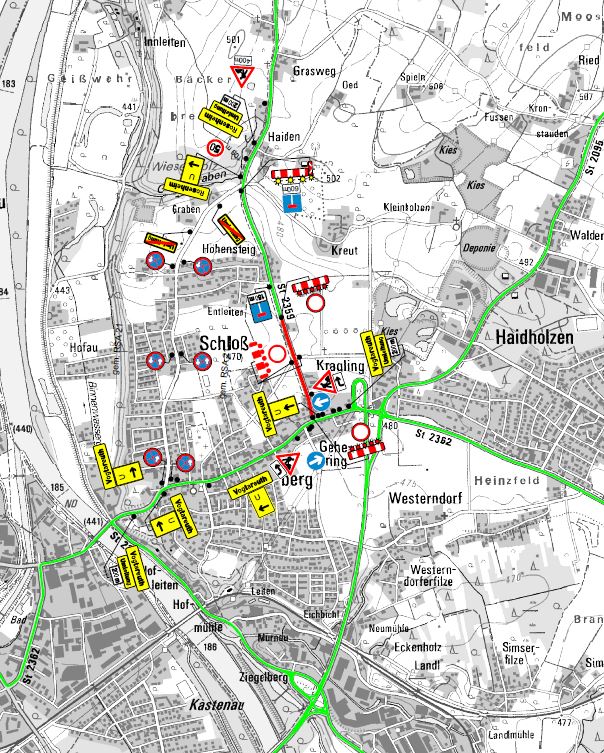 Deckensanierung der Vogtareuther Straße (St 2359) Ende Juni/Anfang Juli