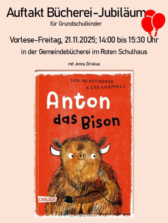 Büchereijubiläum 2025