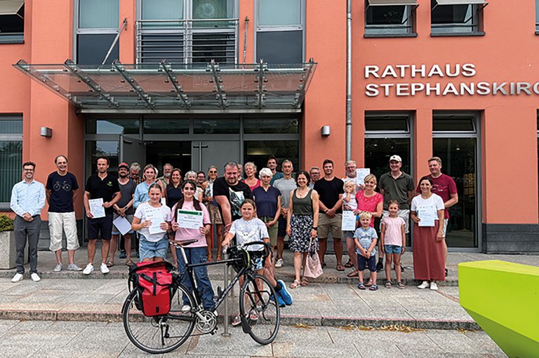 Siegerehrung Stadtradeln
