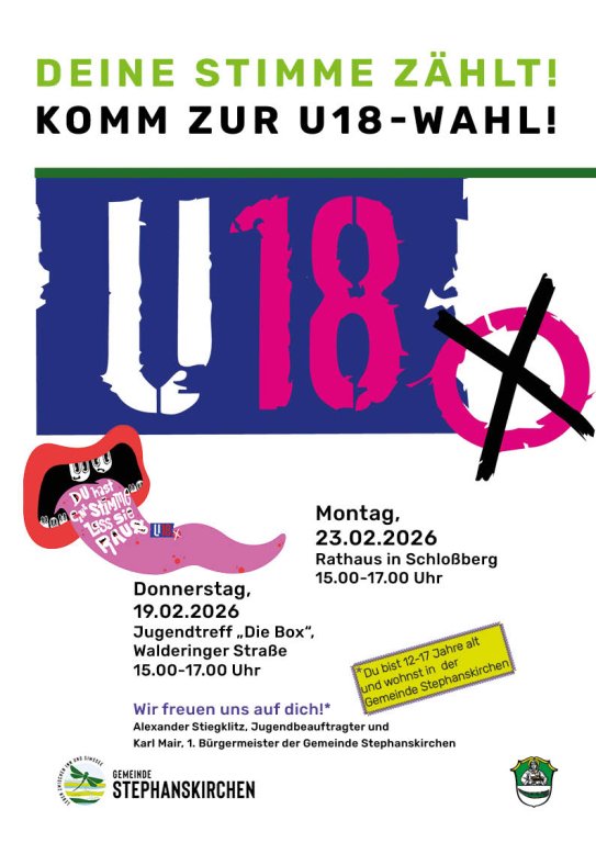 Einladung zur U18-Wahl