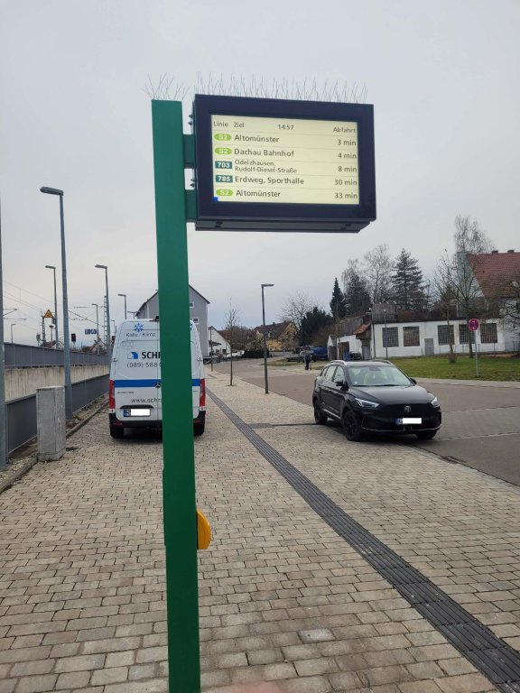 Digitaler Anzeiger ÖPNV