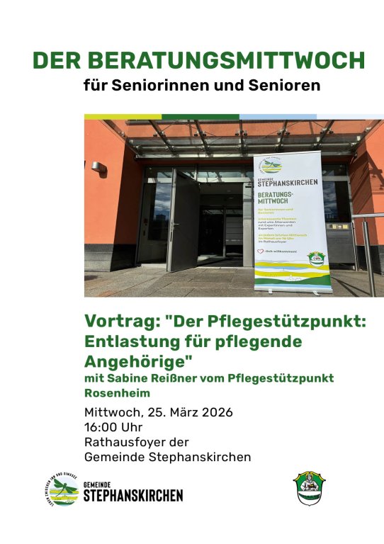 Der Beratungsmittwoch für Seniorinnen und Senioren