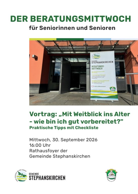 Seniorennachmittag im September 2026